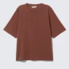 Perfect Boxy T-Shirt – Rusty Brown Perfect Boxy T-Shirt – Rusty Brown
