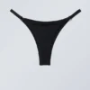 Pierced Bikini Bottoms – Black Pierced Bikini Bottoms – Black