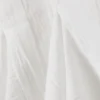 Pleated Cotton Mini Skirt – White Pleated Cotton Mini Skirt – White