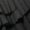 Pleated Layered Mini Skirt – Striped Black Pleated Layered Mini Skirt – Striped Black