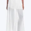 Pleated Mid Rise Maxi Skirt – White Pleated Mid Rise Maxi Skirt – White