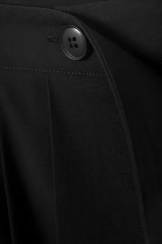 Pleated Midi Skirt – Black Pleated Midi Skirt – Black
