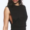 Pleated Sleeveless Maxi Dress – Black Pleated Sleeveless Maxi Dress – Black