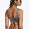 Plunge Pull-On Bikini Top – Dusty Blue – Shimmer Plunge Pull-On Bikini Top – Dusty Blue – Shimmer