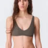 Plunge Rib Soft Bra – Dark Mole Plunge Rib Soft Bra – Dark Mole