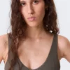 Plunge Rib Soft Bra – Dark Mole Plunge Rib Soft Bra – Dark Mole