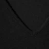 Plunging V-Neck Long-Sleeved Top – Black Plunging V-Neck Long-Sleeved Top – Black