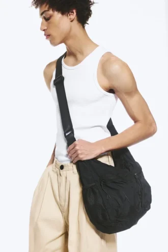 Pocket Crossbody Bag – Black