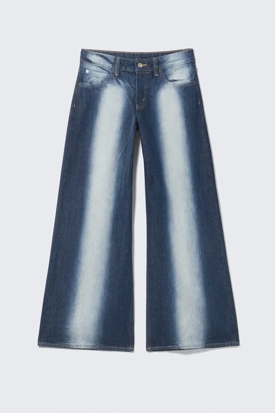 Poser Regular Waist Loose Wide Jeans – Blue Spray | Cheap Monday Gb Poser Regular Waist Loose Wide Jeans – Blue Spray | Cheap Monday Gb