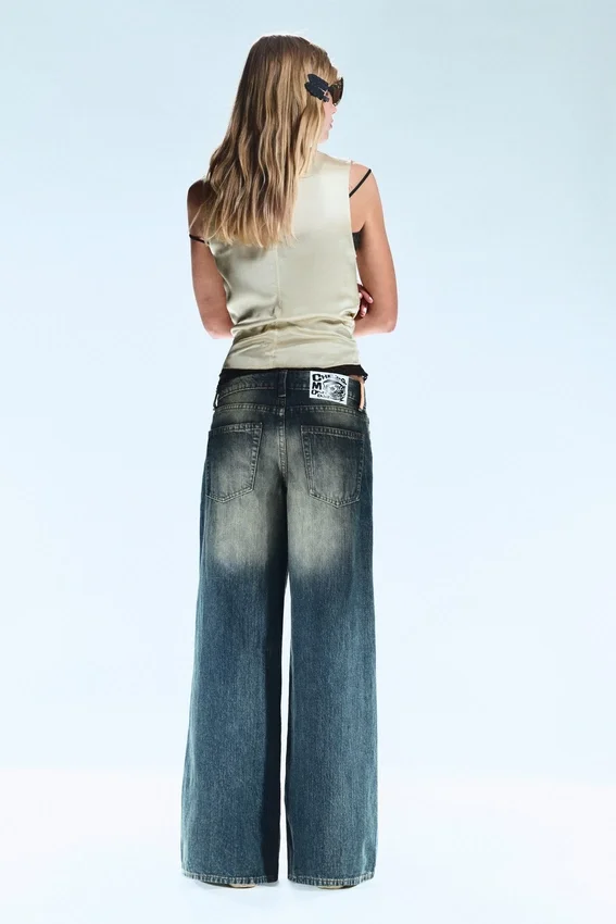 Poser Regular Waist Loose Wide Jeans – Canyon Blue – Dark Blue | Cheap Monday Gb Poser Regular Waist Loose Wide Jeans – Canyon Blue – Dark Blue | Cheap Monday Gb
