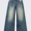 Poser Regular Waist Loose Wide Jeans – Canyon Blue – Dark Blue | Cheap Monday Gb Poser Regular Waist Loose Wide Jeans – Canyon Blue – Dark Blue | Cheap Monday Gb