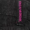 Poser Regular Waist Loose Wide Jeans – Extra Black Rinse | Cheap Monday Gb