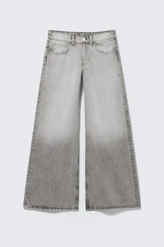 Poser Regular Waist Loose Wide Jeans – Post Grey | Cheap Monday Gb Poser Regular Waist Loose Wide Jeans – Post Grey | Cheap Monday Gb
