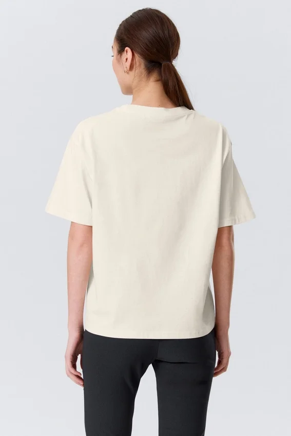 Printed Boxy T-Shirt – Off-White – What the Frog? Printed Boxy T-Shirt – Off-White – What the Frog?