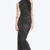 Printed Maxi Dress – Black – Zebra Printed Maxi Dress – Black – Zebra