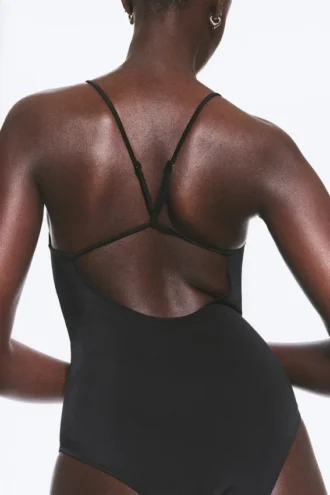 Racer Back Swimsuit – Black