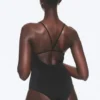 Racer Back Swimsuit – Black Racer Back Swimsuit – Black