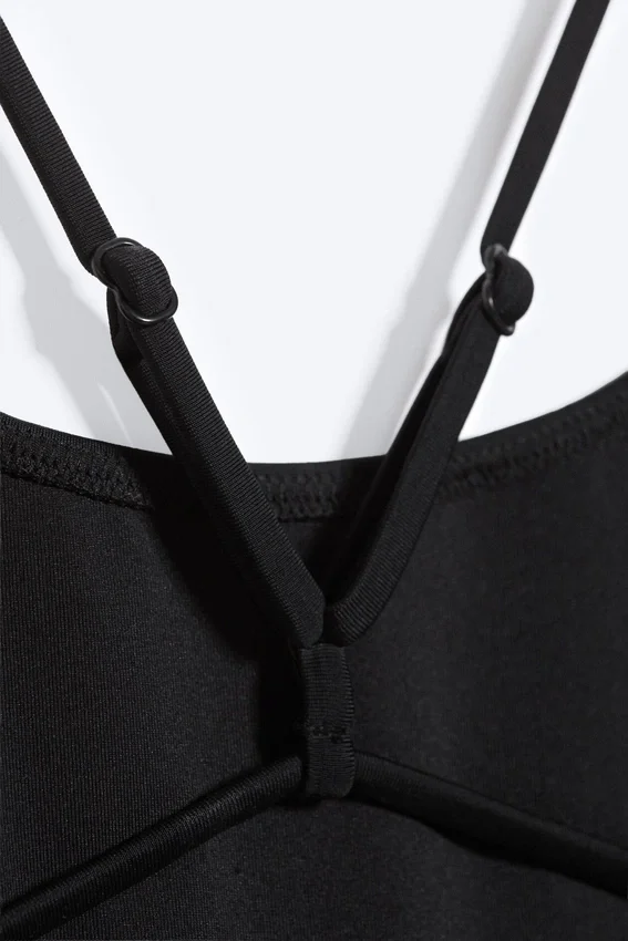Racer Back Swimsuit – Black Racer Back Swimsuit – Black