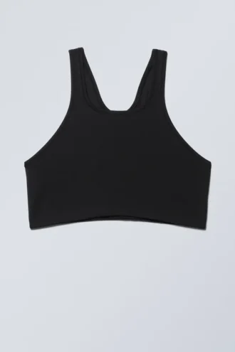 Racerback Bikini Top – Black