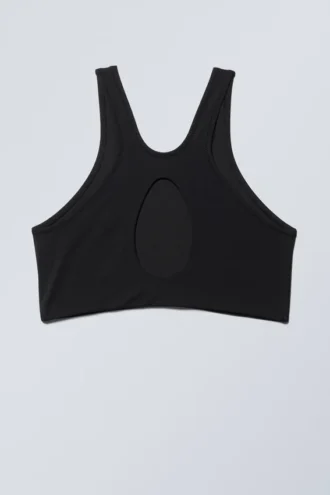 Racerback Bikini Top – Black