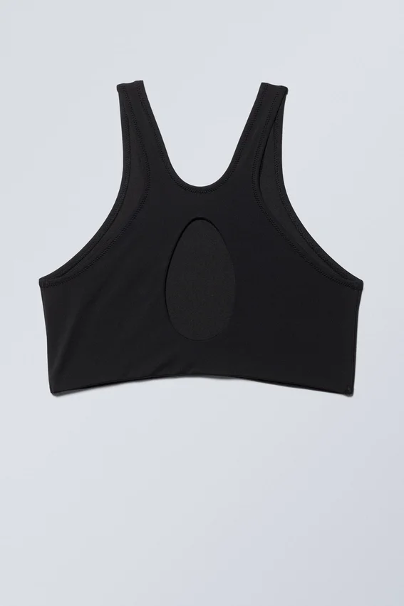 Racerback Bikini Top – Black Racerback Bikini Top – Black