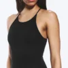 Racerback Jersey Maxi Dress – Black Racerback Jersey Maxi Dress – Black