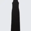 Racerback Jersey Maxi Dress – Black Racerback Jersey Maxi Dress – Black