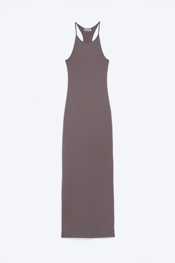 Racerback Jersey Maxi Dress – Dusty Plum Racerback Jersey Maxi Dress – Dusty Plum