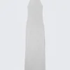Racerback Jersey Maxi Dress – Grey Melange Racerback Jersey Maxi Dress – Grey Melange