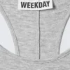Racerback Jersey Maxi Dress – Grey Melange Racerback Jersey Maxi Dress – Grey Melange