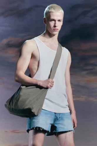 Racerback Tank Top – Dusty White