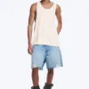 Racerback Tank Top – Dusty White Racerback Tank Top – Dusty White