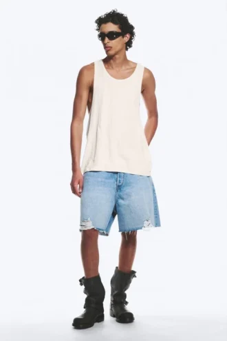 Racerback Tank Top – Dusty White