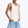 Racerback Tank Top – Dusty White Racerback Tank Top – Dusty White