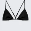Racerback Triangle Bikini Top – Black Racerback Triangle Bikini Top – Black