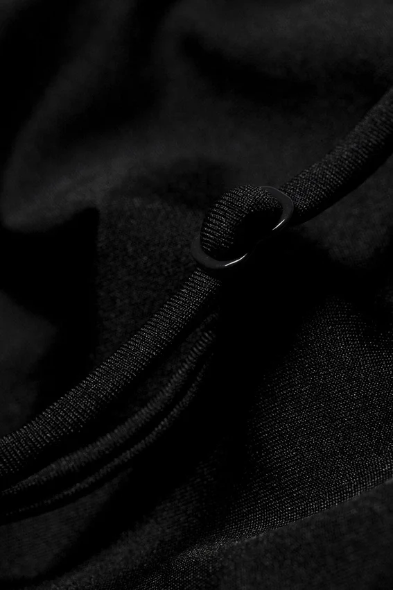 Racerback Triangle Bikini Top – Black Racerback Triangle Bikini Top – Black