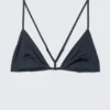 Racerback Triangle Bikini Top – Dark Blue Shimmer Racerback Triangle Bikini Top – Dark Blue Shimmer