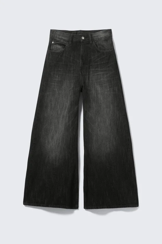 Rad Super Regular Waist Loose Wide Jeans – Black Web – Black | Cheap Monday Gb Rad Super Regular Waist Loose Wide Jeans – Black Web – Black | Cheap Monday Gb