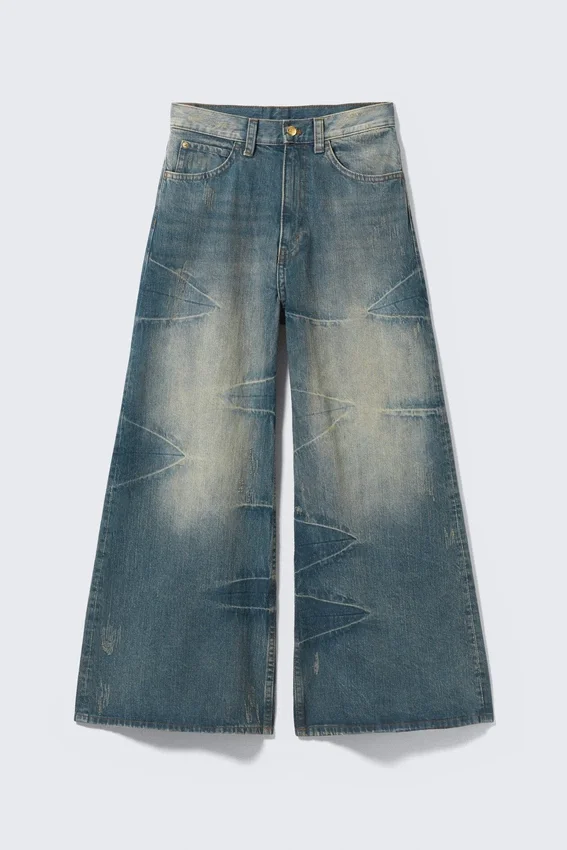Rad Super Regular Waist Loose Wide Jeans – Canyon Blue – Medium Blue | Cheap Monday Gb Rad Super Regular Waist Loose Wide Jeans – Canyon Blue – Medium Blue | Cheap Monday Gb