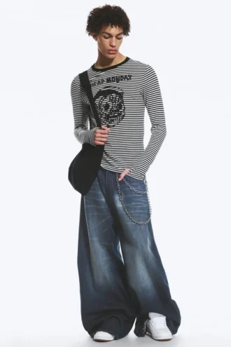 Rad Super Regular Waist Loose Wide Jeans – Star Blue | Cheap Monday Gb Rad Super Regular Waist Loose Wide Jeans – Star Blue | Cheap Monday Gb