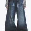 Rad Super Regular Waist Loose Wide Jeans – Star Blue | Cheap Monday Gb