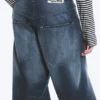 Rad Super Regular Waist Loose Wide Jeans – Star Blue | Cheap Monday Gb