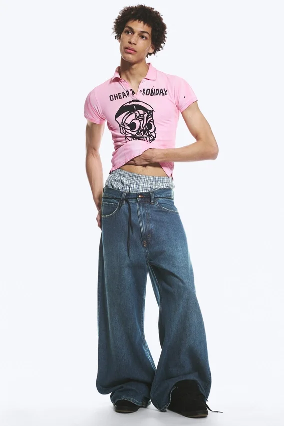 Rad Super Regular Waist Loose Wide Jeans – Tide Blue – Dark Blue | Cheap Monday Gb Rad Super Regular Waist Loose Wide Jeans – Tide Blue – Dark Blue | Cheap Monday Gb