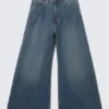 Rad Super Regular Waist Loose Wide Jeans – Tide Blue – Dark Blue | Cheap Monday Gb Rad Super Regular Waist Loose Wide Jeans – Tide Blue – Dark Blue | Cheap Monday Gb