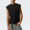 Rael Kade Laser Cut Tank Top – Black Rael Kade Laser Cut Tank Top – Black