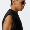 Rael Kade Laser Cut Tank Top – Black Rael Kade Laser Cut Tank Top – Black