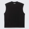Rael Kade Laser Cut Tank Top – Black Rael Kade Laser Cut Tank Top – Black