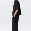 Rael Kade Parachute Trousers – Black Rael Kade Parachute Trousers – Black