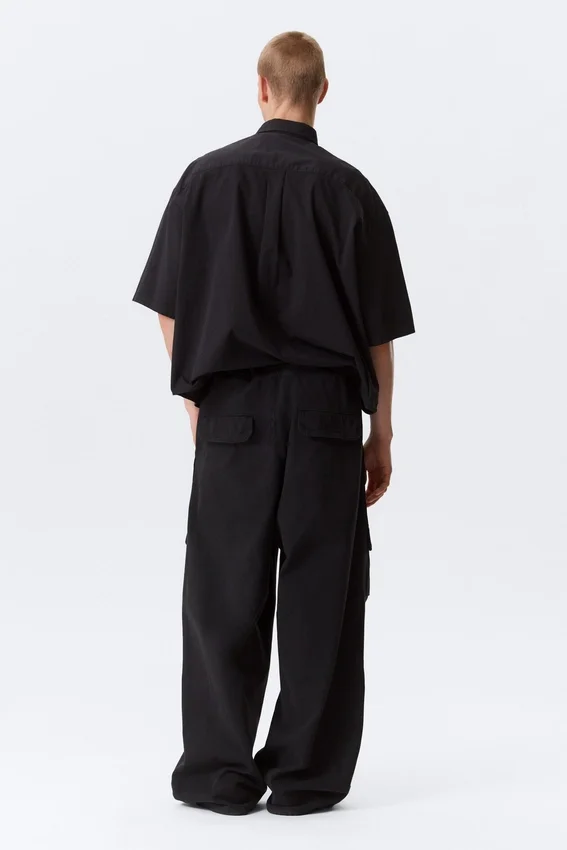 Rael Kade Parachute Trousers – Black Rael Kade Parachute Trousers – Black