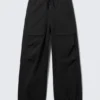 Rael Kade Parachute Trousers – Black Rael Kade Parachute Trousers – Black